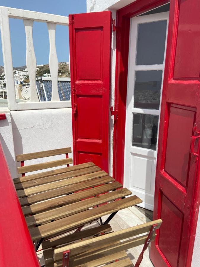 דירות Mykonos Town Elenitas Town House With Balcony And Sea View מראה חיצוני תמונה