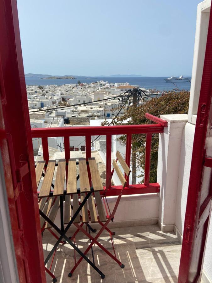 דירות Mykonos Town Elenitas Town House With Balcony And Sea View מראה חיצוני תמונה