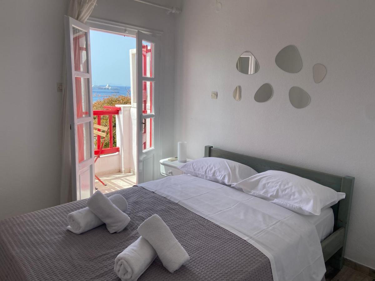 דירות Mykonos Town Elenitas Town House With Balcony And Sea View מראה חיצוני תמונה