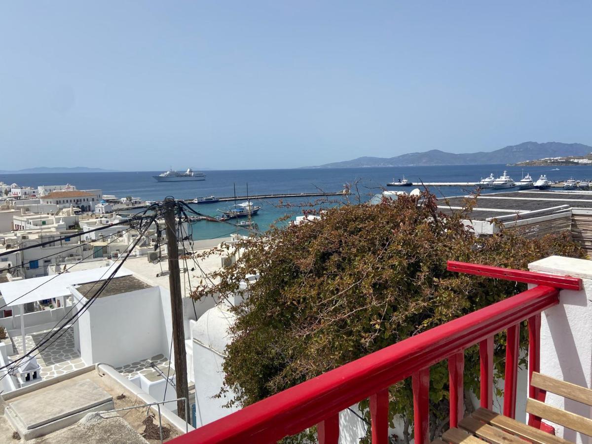 דירות Mykonos Town Elenitas Town House With Balcony And Sea View מראה חיצוני תמונה