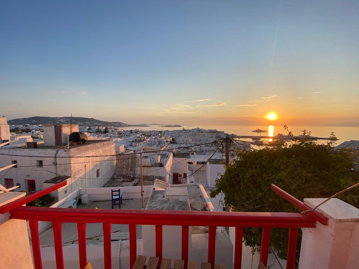 דירות Mykonos Town Elenitas Town House With Balcony And Sea View מראה חיצוני תמונה