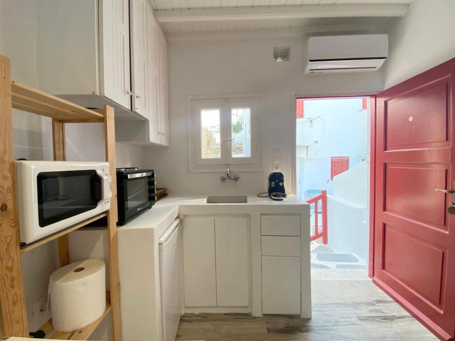 דירות Mykonos Town Elenitas Town House With Balcony And Sea View מראה חיצוני תמונה