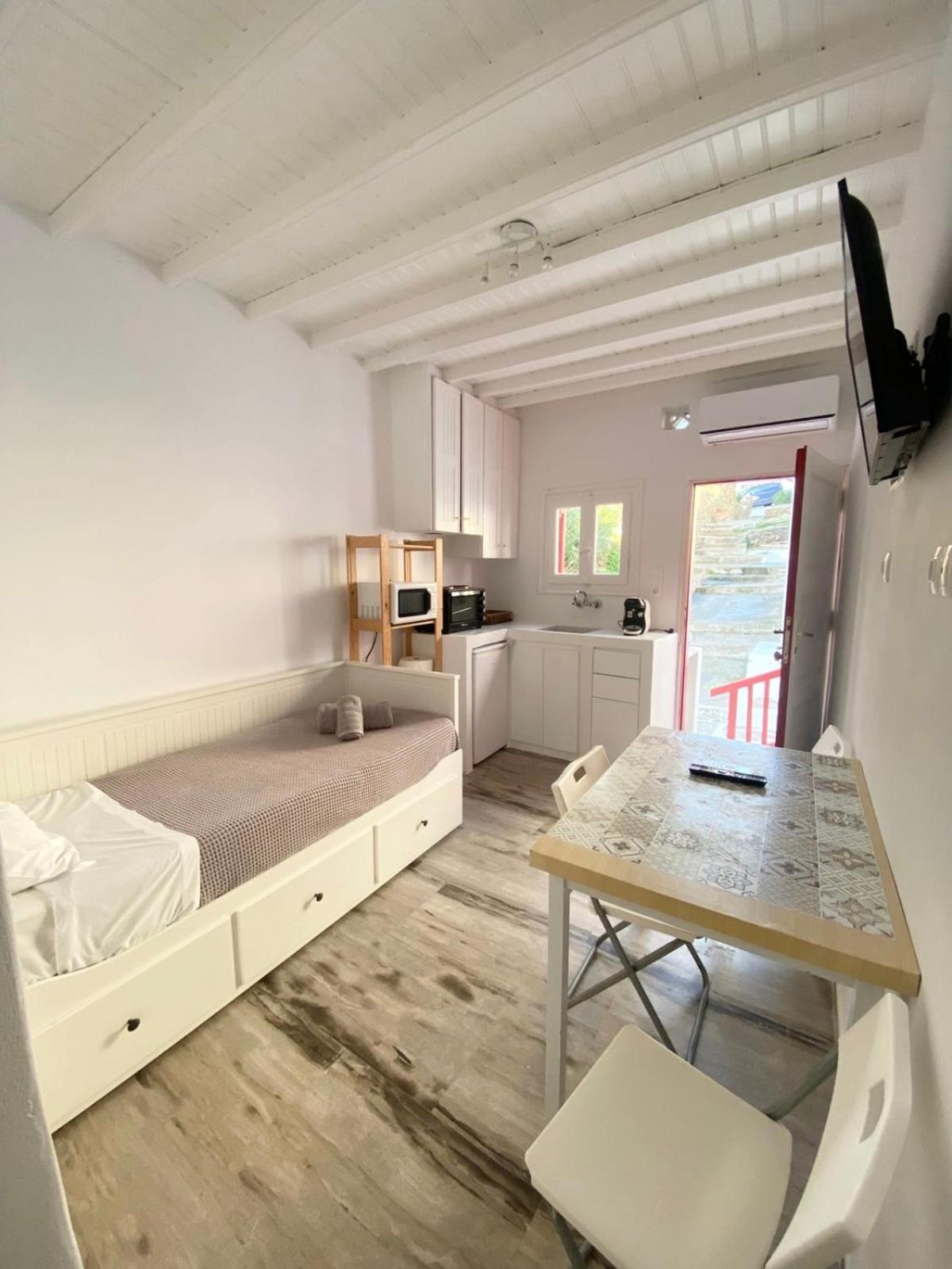 דירות Mykonos Town Elenitas Town House With Balcony And Sea View מראה חיצוני תמונה