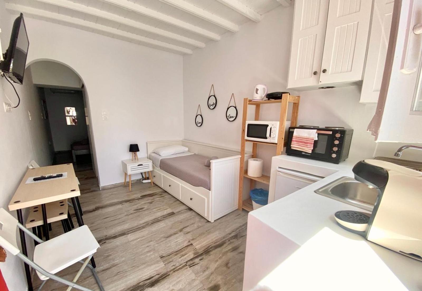 דירות Mykonos Town Elenitas Town House With Balcony And Sea View מראה חיצוני תמונה
